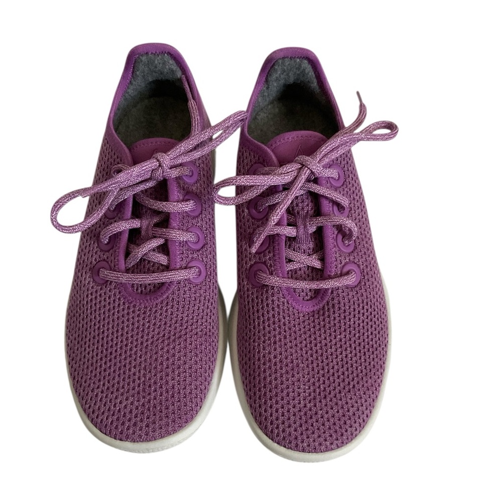 Allbirds Violet Wool Knit Lace Up Sneakers‎ Size 6W